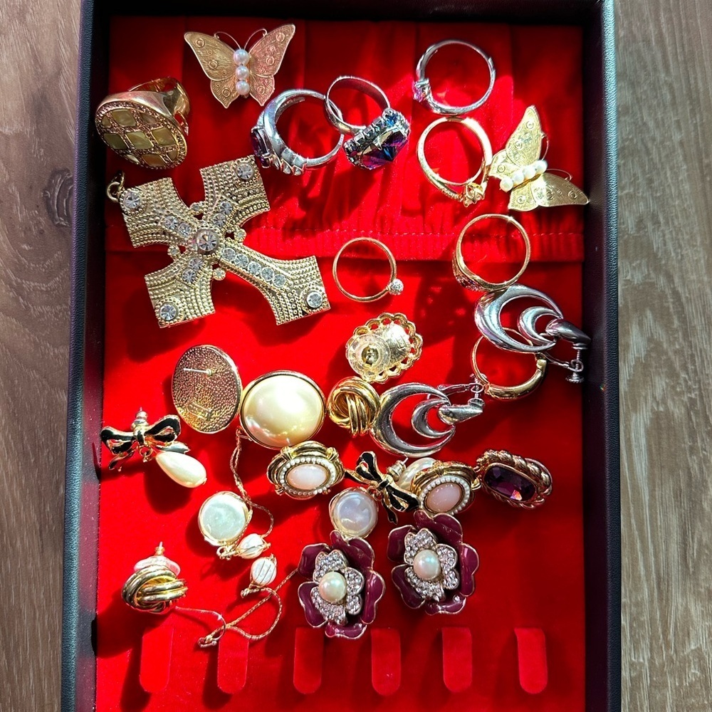 Mixed vintage jewelry lots - Picture 3 of 4